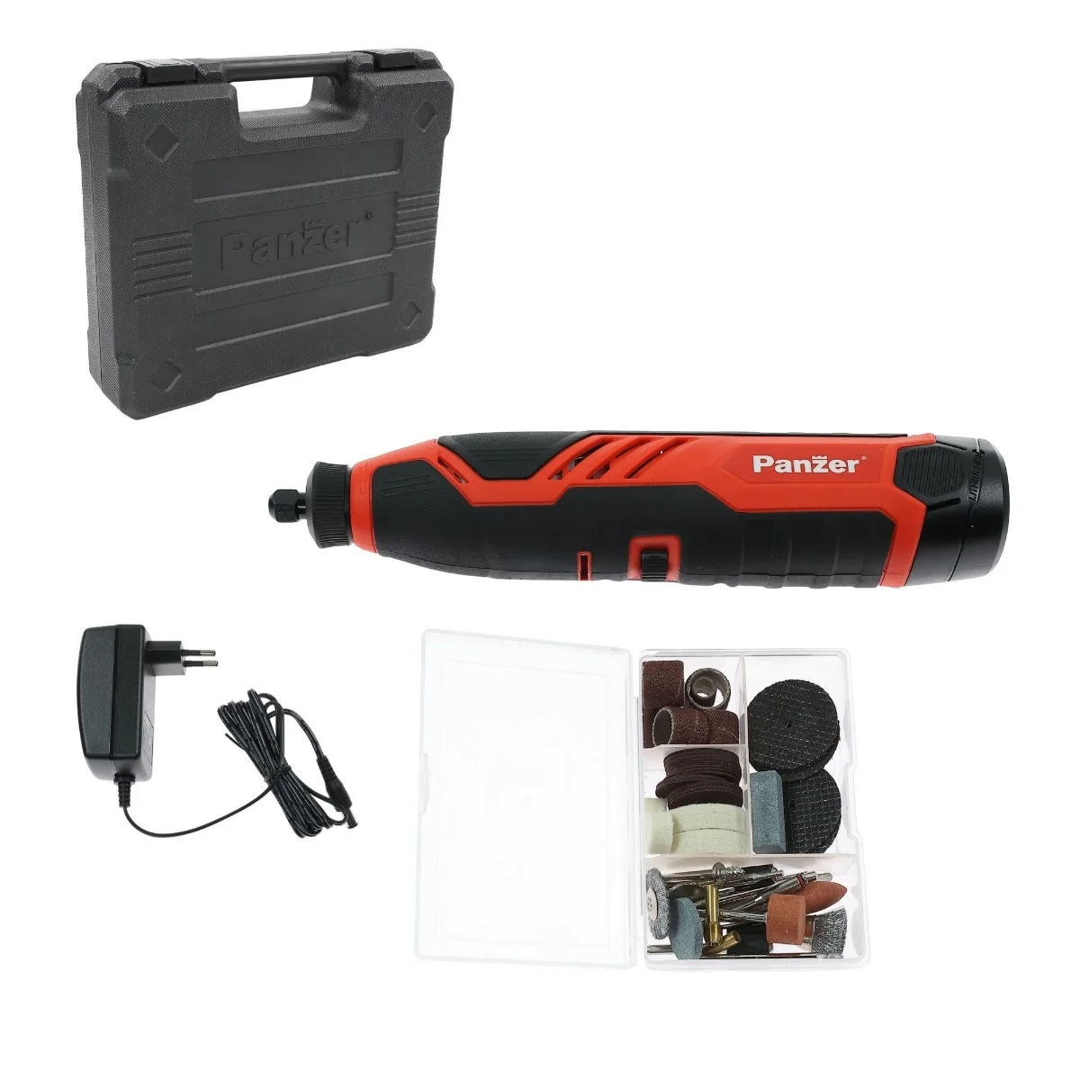 Cordless rotary multitool 12 V Panzer PTMG-128