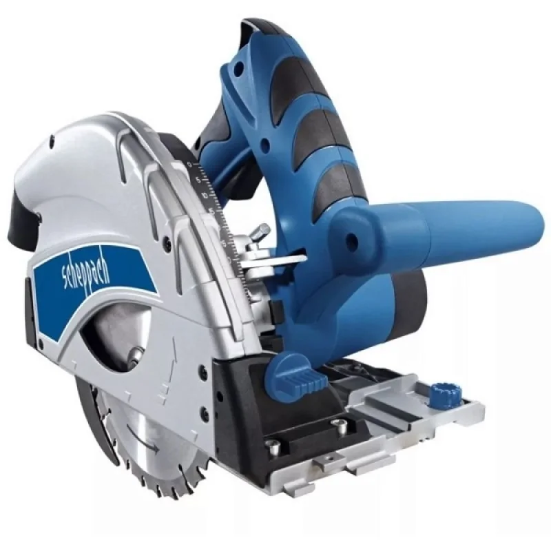 Scheppach PL55 plunge saw with guide rail
